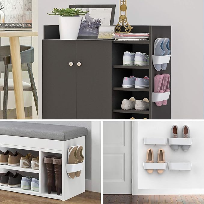 Wall Mounted Shoes Rack 4Pack - Image 2