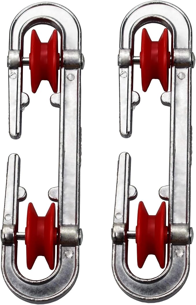 Plastic Aluminum Clothesline Separator Spreader Pulley by Motanar