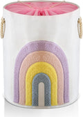 INough Pink Baby Hamper, XL Canvas 58L Laundry Basket by INough