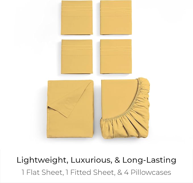 Mellanni California King Sheet Set - Image 3