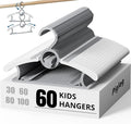 Baby Hangers 60PCS for Closet Adjustable Kids Hangers, Stackable and Extendable by PIGLOG