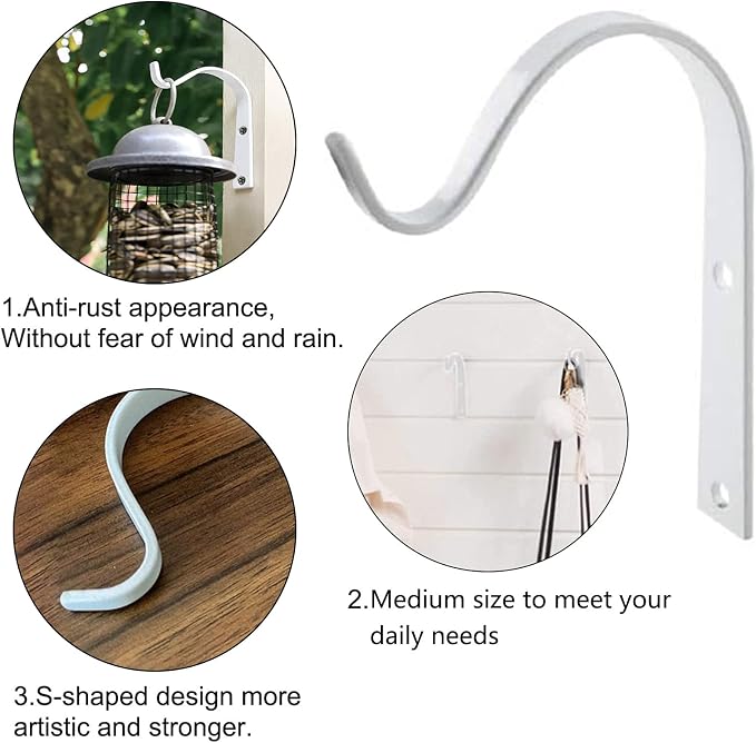 MOROBOR Iron Wall Hook, Plants Indoor Outdoor - Image 4