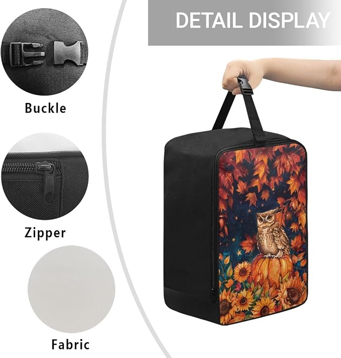 Owl Portable Steamer Iron Storage Bag Travel Organizer Pouch - Image 5