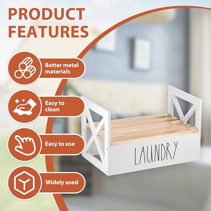 Laundry Detergent Holder, Liquid Laundry Detergent Riser, Farmhouse Detergent - Image 3