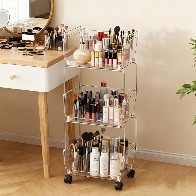 YCIA&DONE 3 Tier Rolling Storage Cart - Image 6