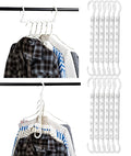 Mr. Pen- Space Saving Hangers for Clothes, Plastic Multi Clothes Hangers Space by MrPen