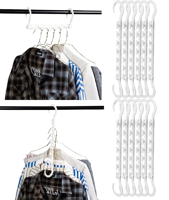 Mr. Pen- Space Saving Hangers for Clothes, Plastic Multi Clothes Hangers Space by MrPen