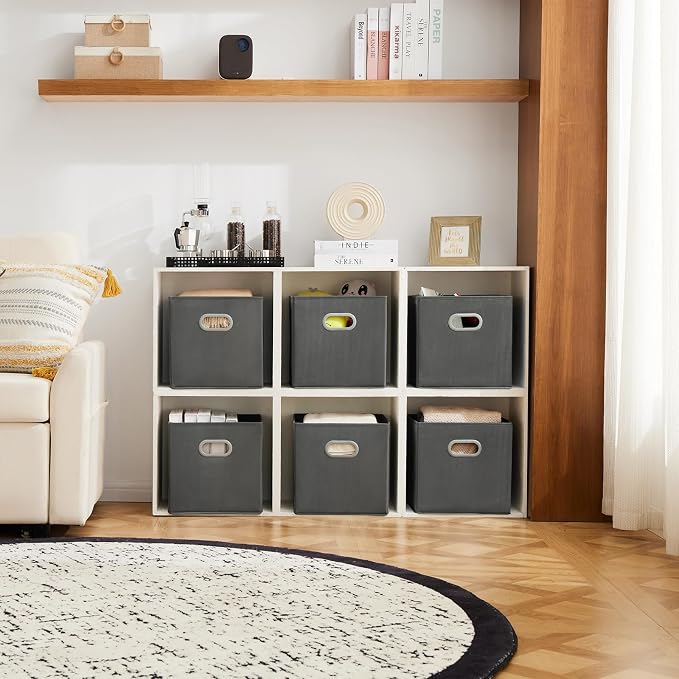 MAX Houser Fabric Storage Bins Cubes Baskets Containers - Image 4