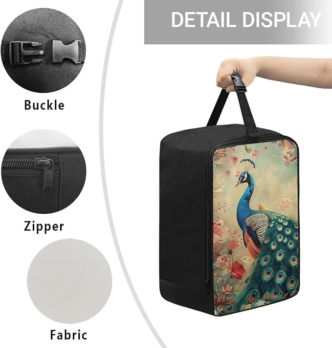 Peacock Steam Iron Travel Bag - Image 5