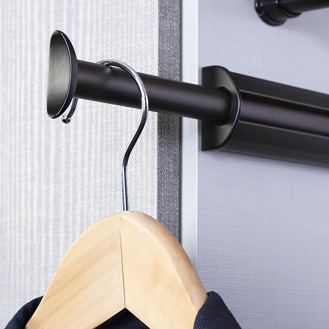 TAG Hardware Premium 14 1/8 Inch Long Expendible Pullout Closet Wardrobe Valet - Image 2
