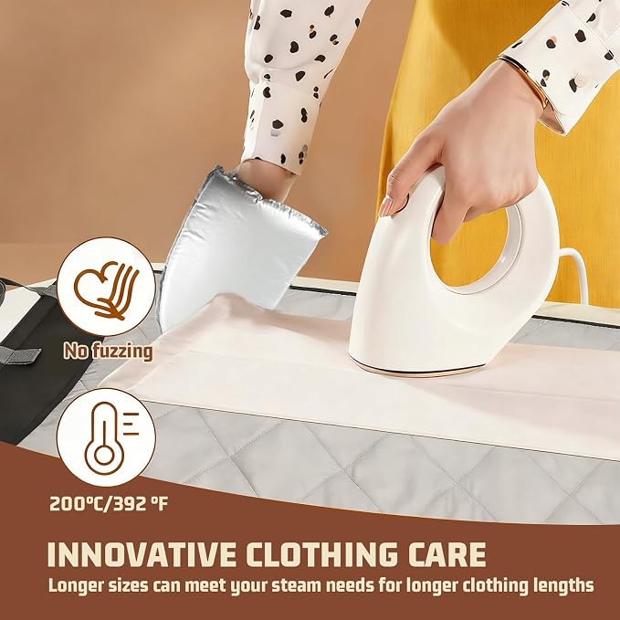 Over The Door Steamer Pad With Heat-Resistant Glove Steamer Board - Image 5