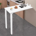 Wall Mounted Folding Table, Wooden Folding Laundry Table by Unknown