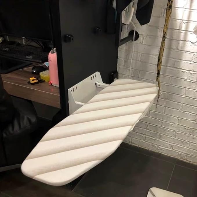 uyoyous Heavy Duty Ironing Board Wall Mounted 37.8x11.8 Inch, Foldable - Image 8