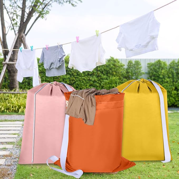 10 Pcs 28 x 40 Inch Nylon Extra Large Laundry Bag - Image 5