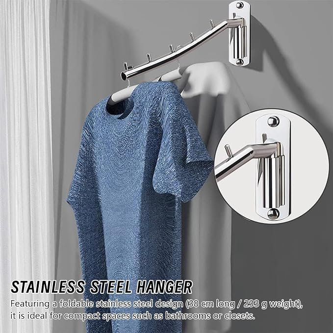 Wall Mounted Clothes Drying Rack - Image 3
