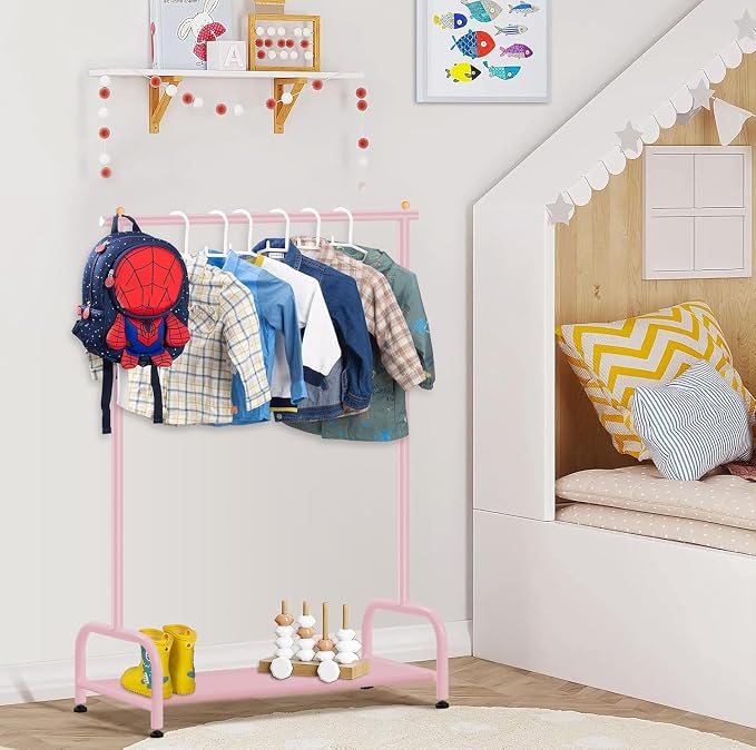 SLEEPING LAMB Kids Clothing Rack, Small Baby Clothes Rack - Image 7
