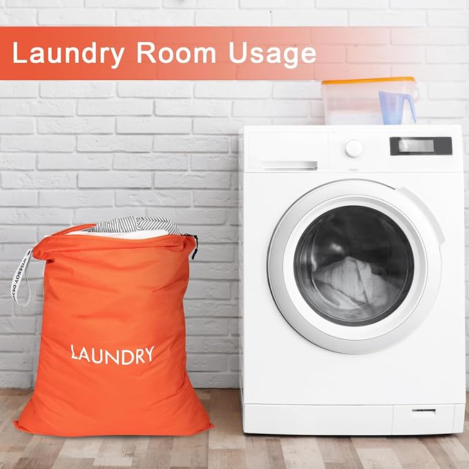 WiseBoy 2 Pack Laundry Bags, Travel Laundry Bag - Image 5