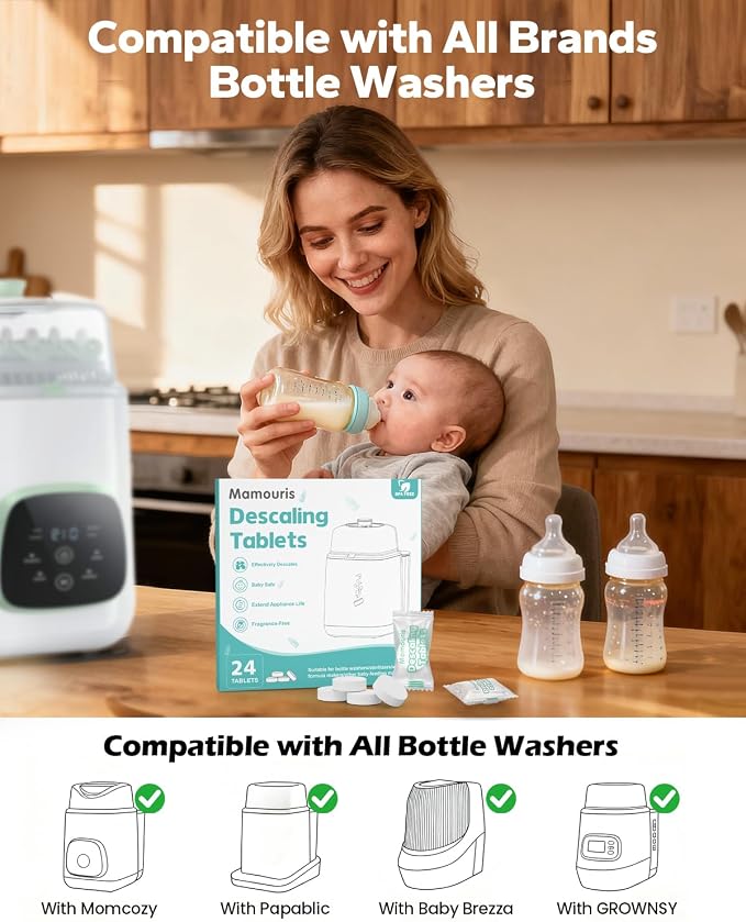 Descaling Tablets for Baby Bottle Washer, Compatible - Image 6