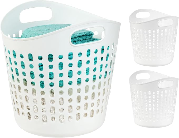 IRIS USA Plastic Laundry Basket, 40L by IRISUSA