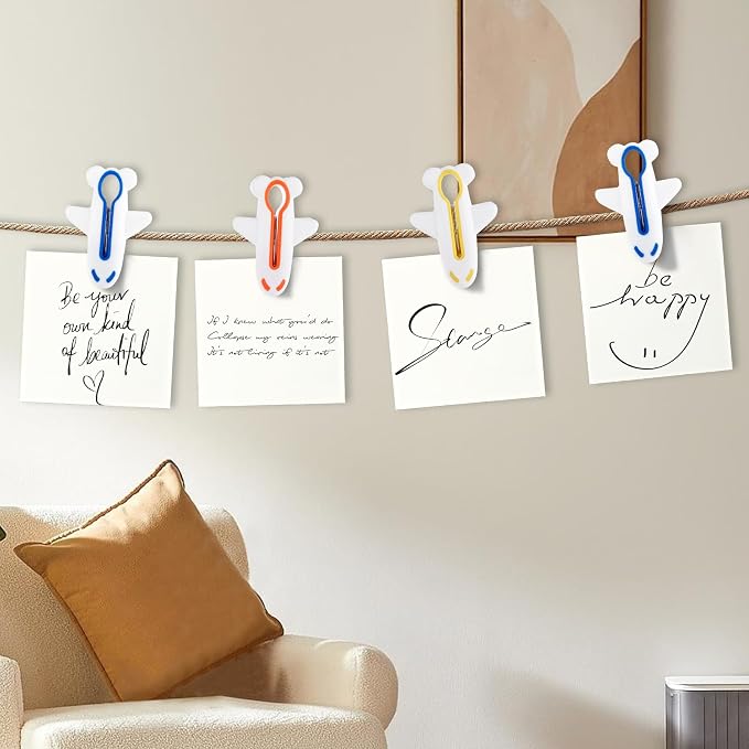 Plastic Clothes Pins Colorful Clothespins-Non-Slip Laundry Clips - Image 3
