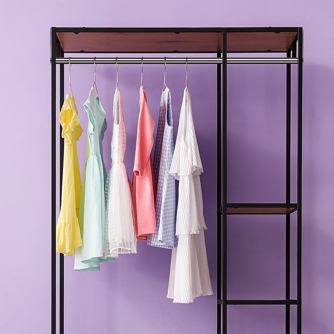 2 Pack Wire Shelving Garment Hanger Bar Wire Shelving Accessories Industrial - Image 6