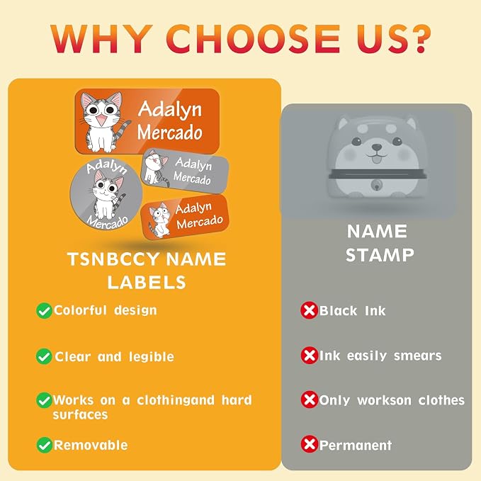 Custom Personalized Name Labels - Image 6