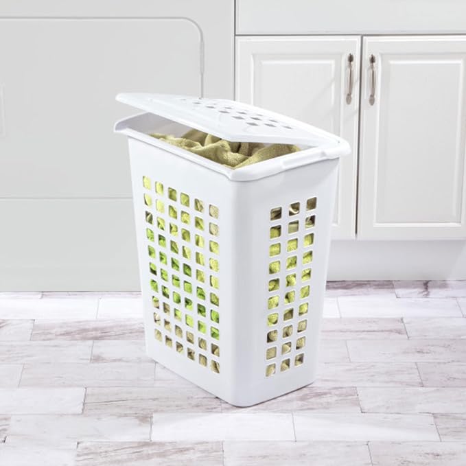 Sterilite Rectangular LiftTop Laundry Hamper - Image 7