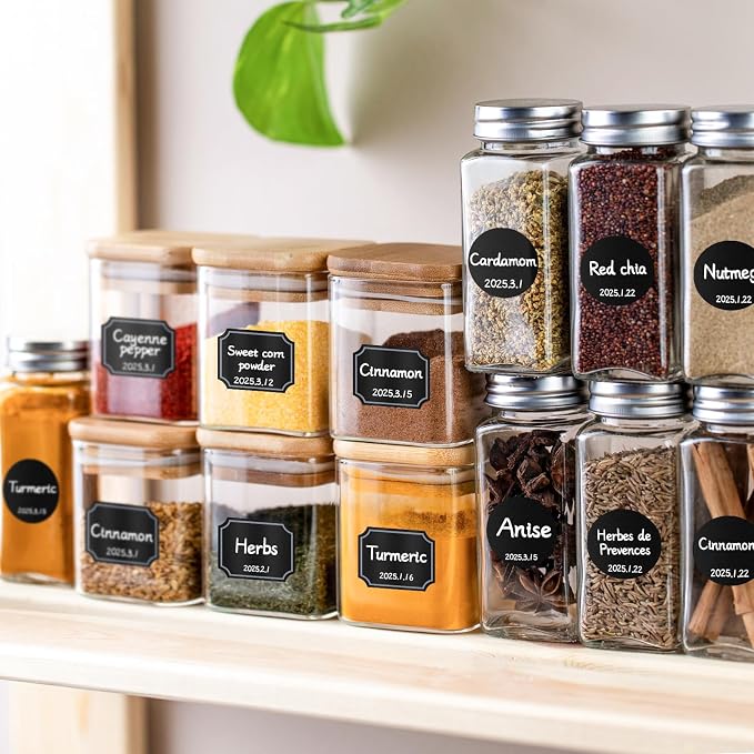 Segarty Spice Jars Labels, Removable Blank Stickers to Write-on - Image 5