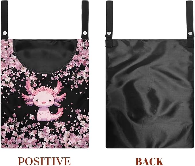Axolotl Clothespin Bag with Hanging Hook - Image 7