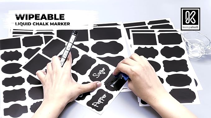 Chalkboard Labels for Jars 98pcs - Image 8