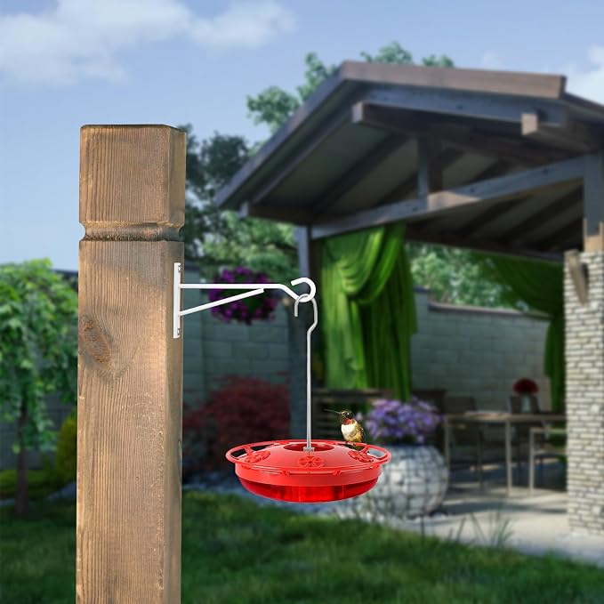 6" Hanging Plant Hooks, 6 Pack White Hanging Basket Bracket Wall Hooks - Image 5