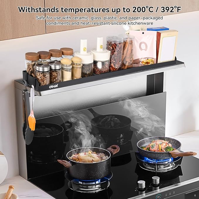 OTraki Magnetic Stove Top Shelf Spice Rack - Image 5