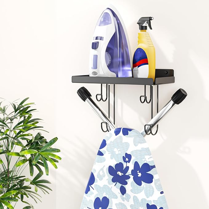 Ironing Board Hanger Wall Mount, Ironing Board Holder by LOXSUN