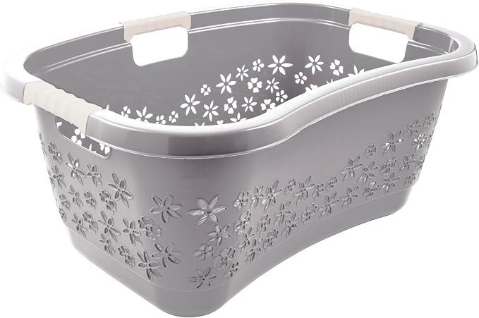 keeeper Ergonomic Laundry Basket, Air Permeable Design, Non-Slip Soft Handles - Image 2