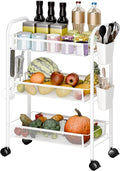 Fruit Basket for Kitchen, 5 Tier Fruit and Vegetable Storage Basket Cart by BENBOR