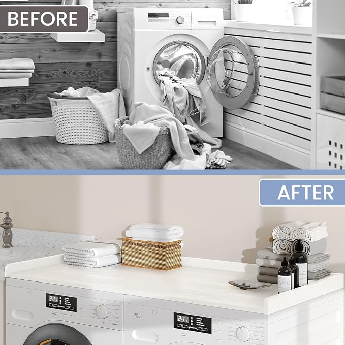 Sundale HDPE Washer Dryer Countertop, No-Installation Laundry Topper - Image 3
