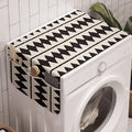 Ambesonne Chevron Washing Machine Organizer, Retro Zigzag Pattern by Ambesonne