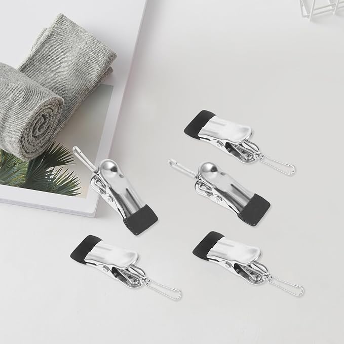 Toyvian 20pcs Stainless Steel Clothespins - Image 5