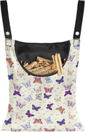 Cartoon Butterfly Clothespin Bag Hanging Storage Organizer by Vanideaoty