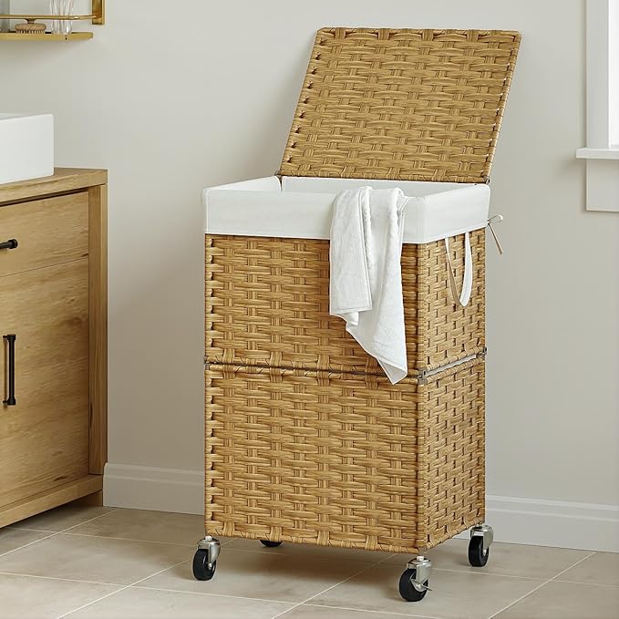 Chrislley 90L Slim Laundry Hamper - Image 2