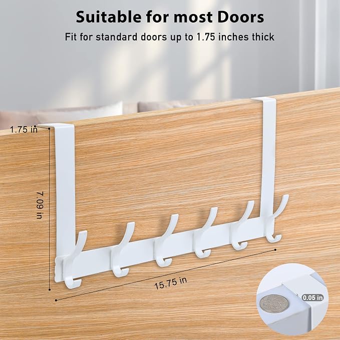 Over The Door Hooks, Door Hanger Hooks - Image 4