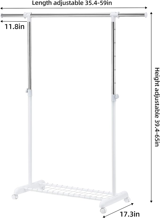 LiaMeE Adjustable Clothing Rack - Image 2