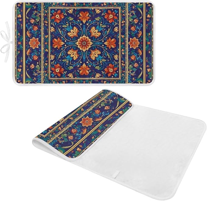 Ironing Mat Traditional Decorative Patterns Portable Ironing Pad Ironing Blanket - Image 7