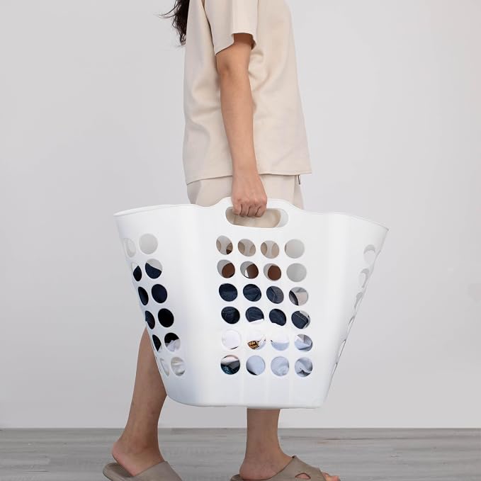 Flexible Plastic Laundry Basket - Image 3