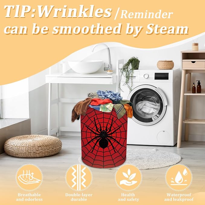 Laundry Hamper, Oxford Waterproof Foldable Clothes Storage Bin, Toy Organizer - Image 5