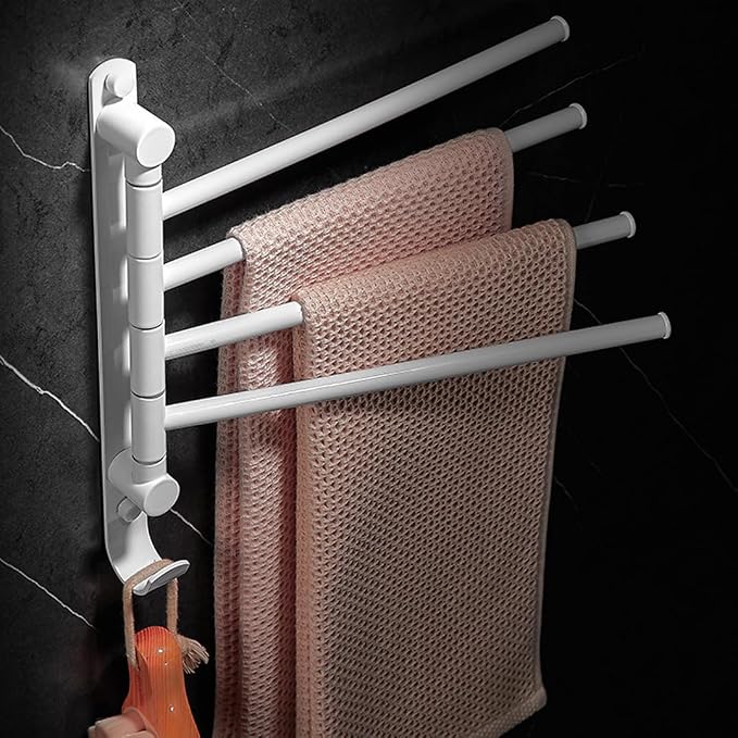 Brass Swing Out Towel Bar, Towel Rack - Image 2