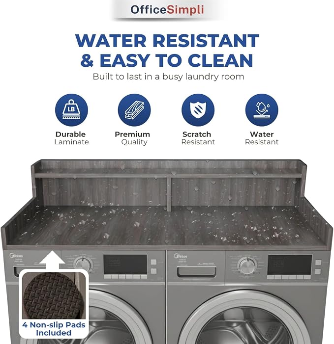 OfficeSimpli Washer Dryer Countertop - Image 3