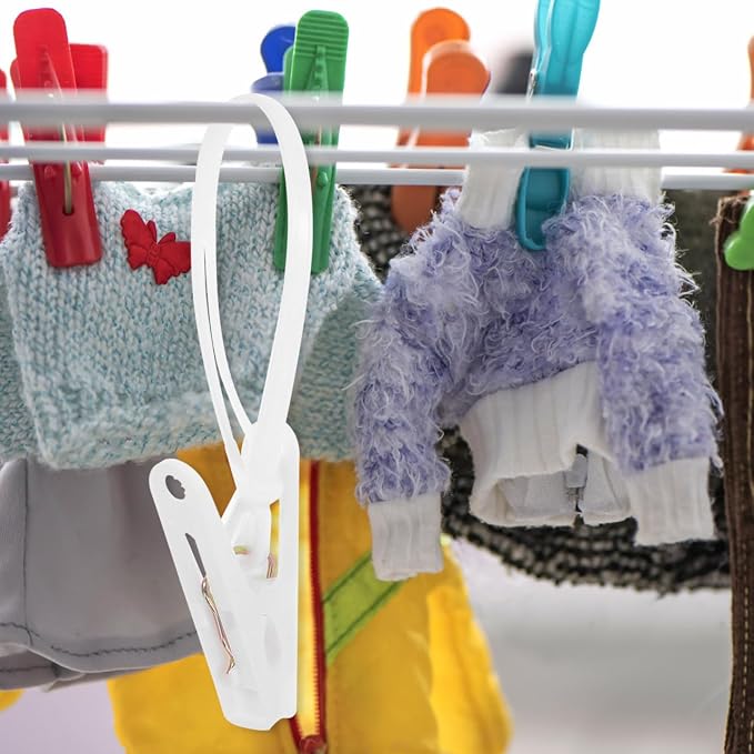 Unomor 60Pcs Windproof Clothes Clips - Image 3