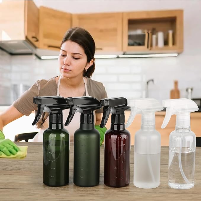 Leakproof Spray Bottles, Adjustable Fine Mist & Jet Stream Nozzle, Premium - Image 6