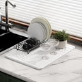 Stone Dish Drying Mat for Kitchen Counter Diatomaceous Earth Drying Mat by SlowSLog